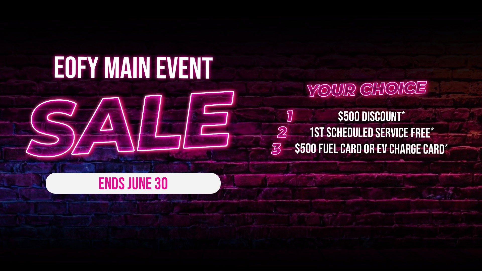 2026 EOFY Main Event Sale