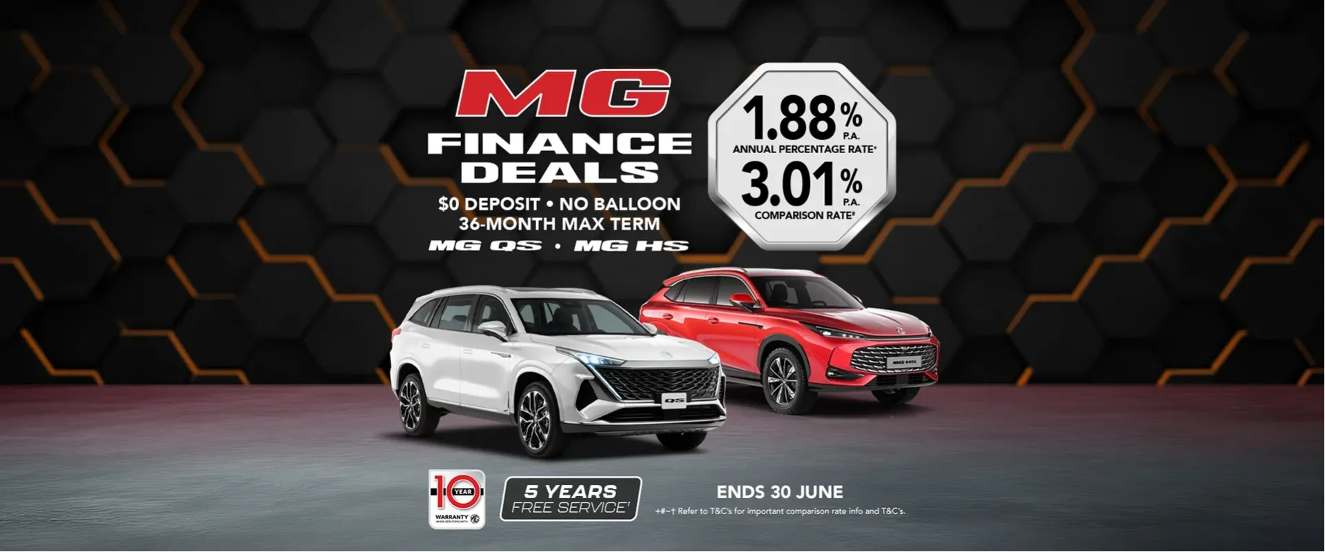 MG finance offers