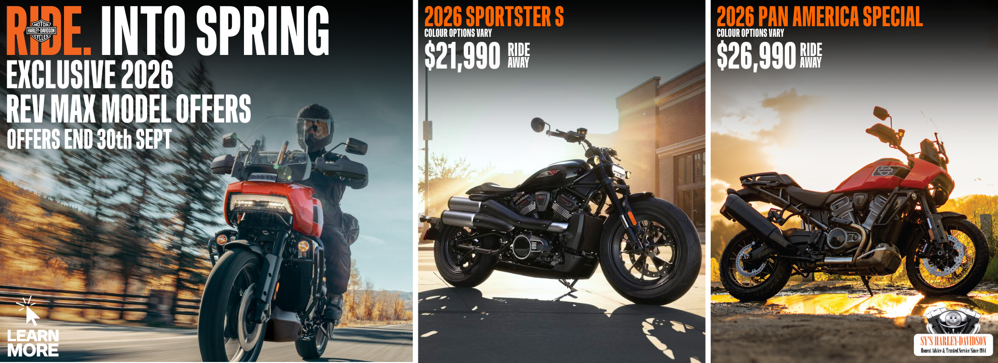 Ride Into Spring Exclusive 2026 Rev Max Model Offers 