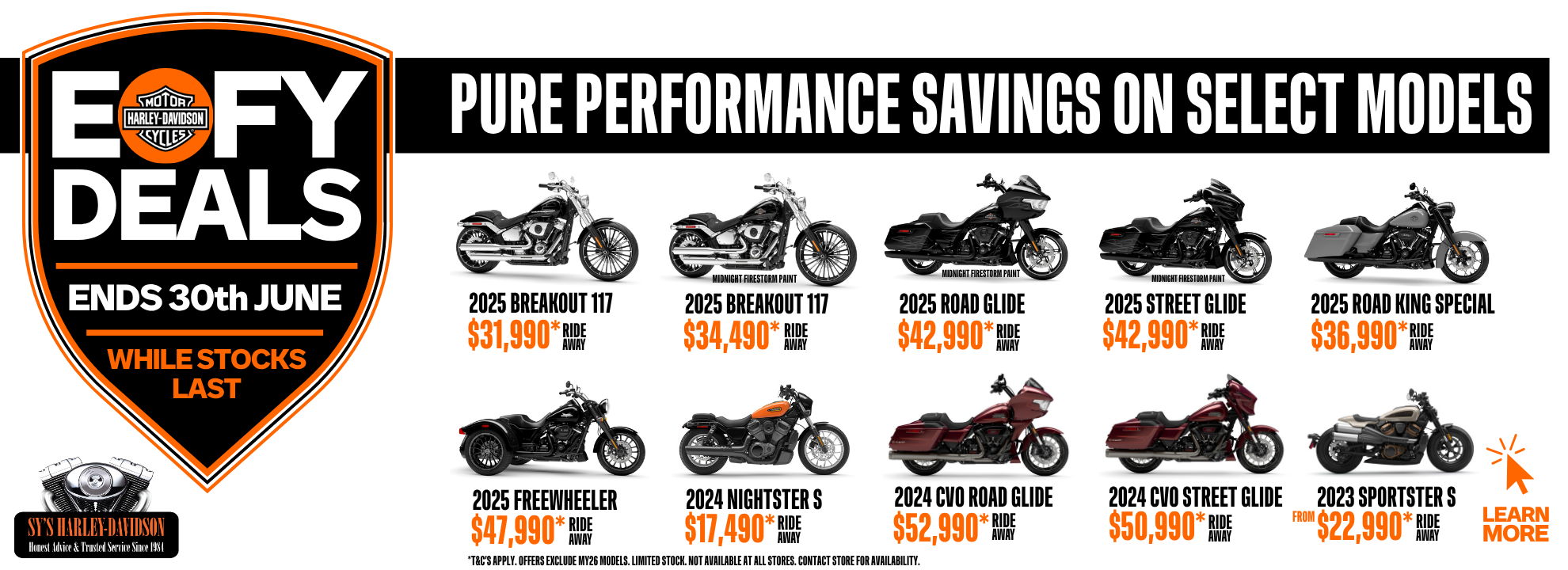 EOFY Deals - Pure Performance Savings