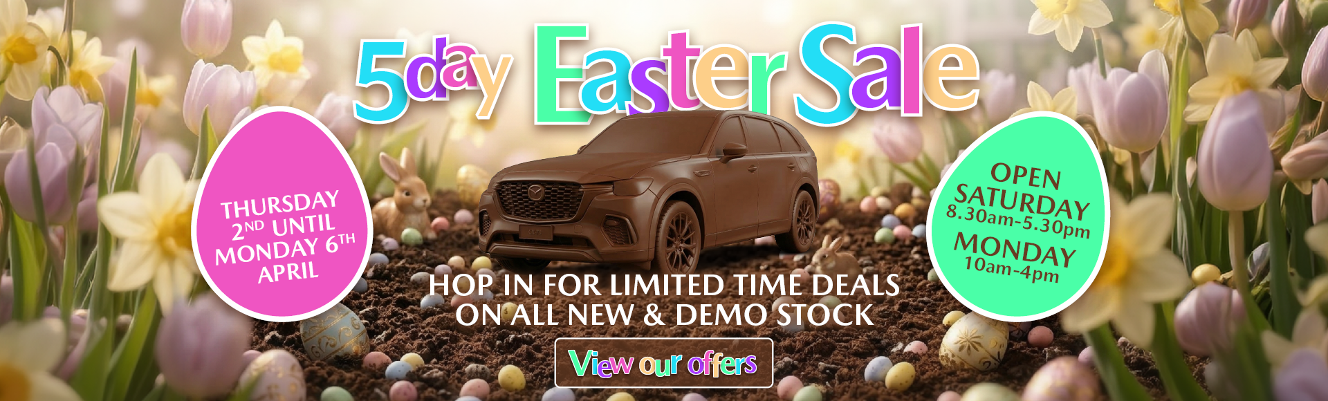 Easter 5 day Sale ends Monday 6th