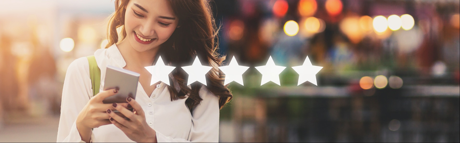 Reviews popping out of phone