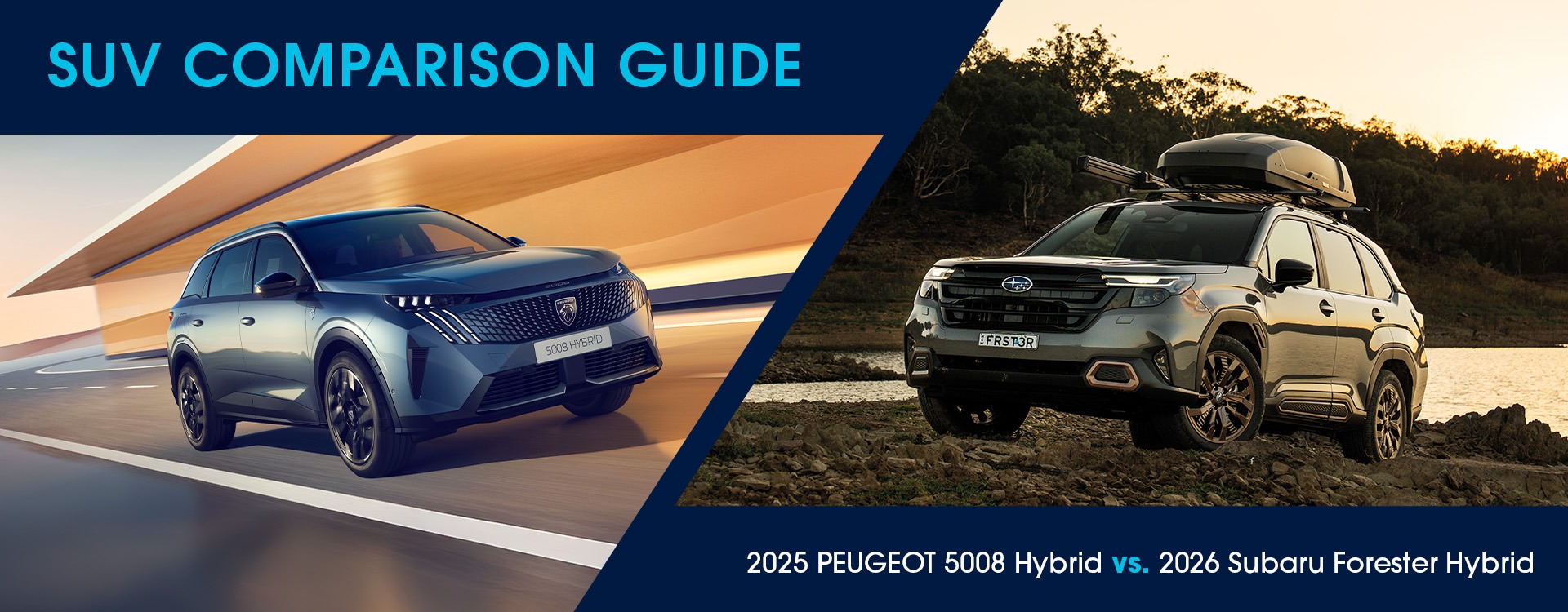 Peugeot 5008 Hybrid vs Subaru Forester Hybrid