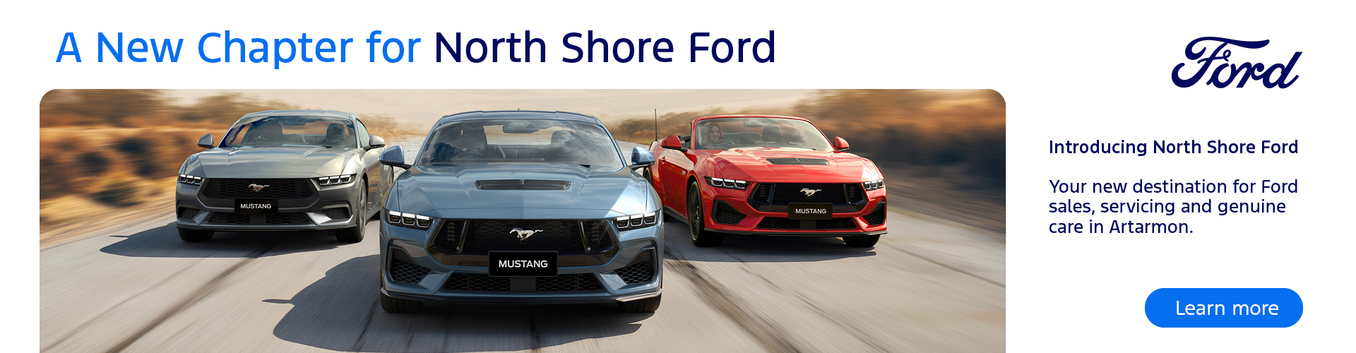 North Shore Ford has arrived at Artarmon