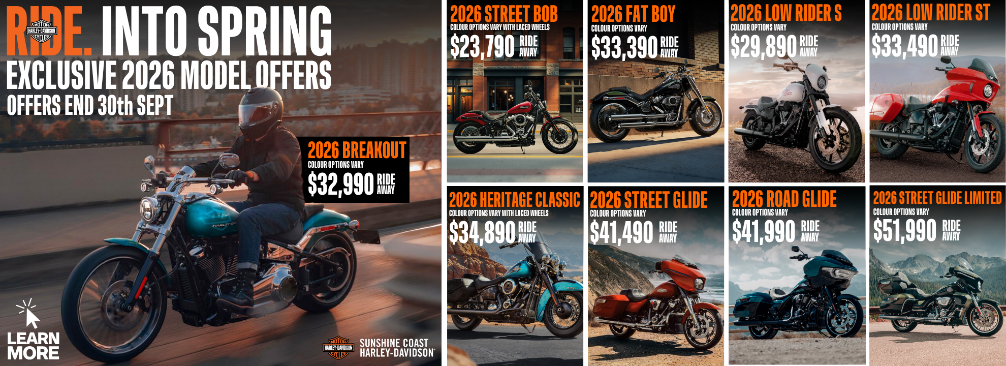 Ride Into Spring Exclusive 2026 Model Offers 