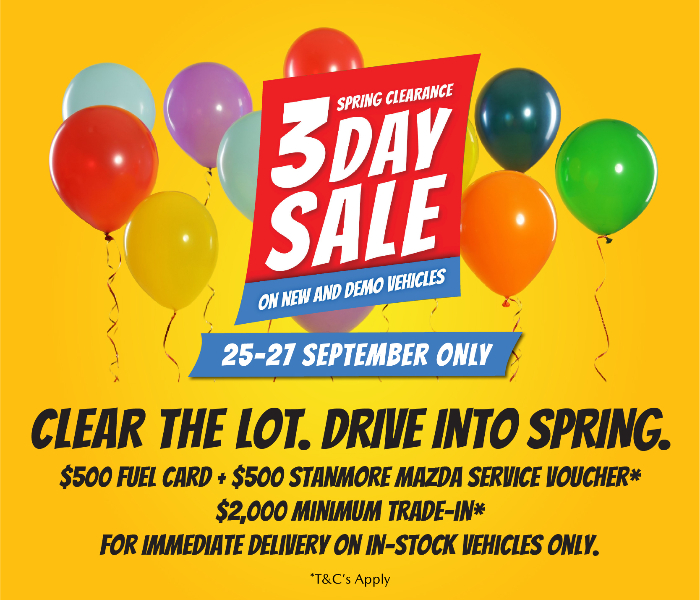 3-Day Spring Clearance Sale