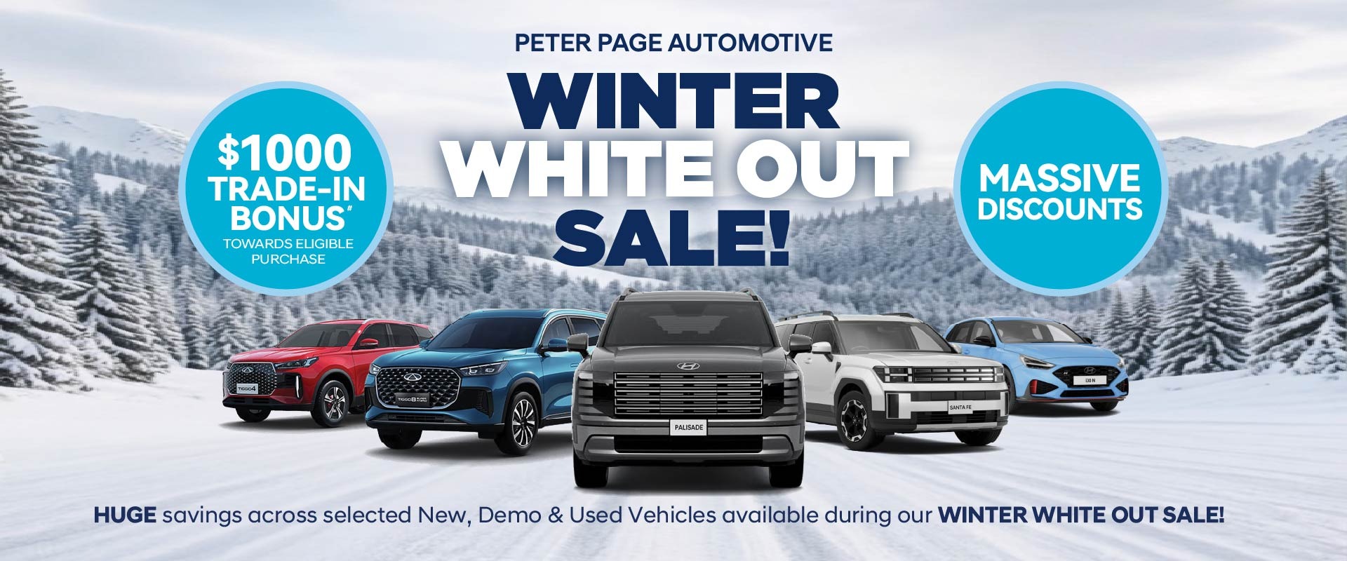 Winter White Out Sale