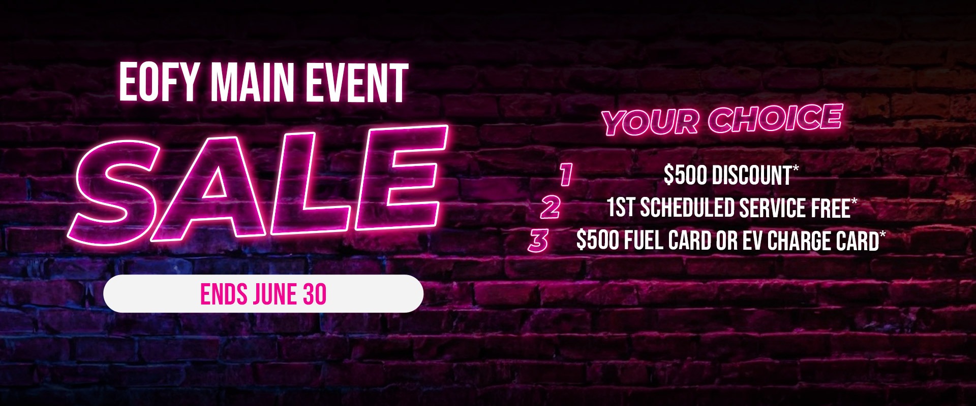 2026 EOFY Main Event Sale