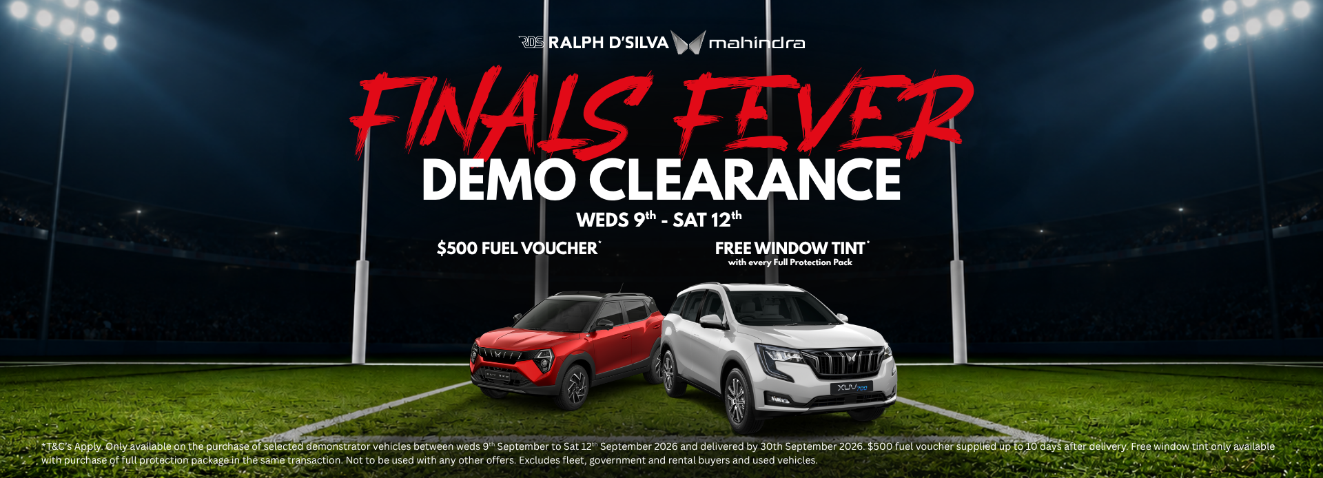 ralph dsilva mahindra demo demonstrator sale clearance
