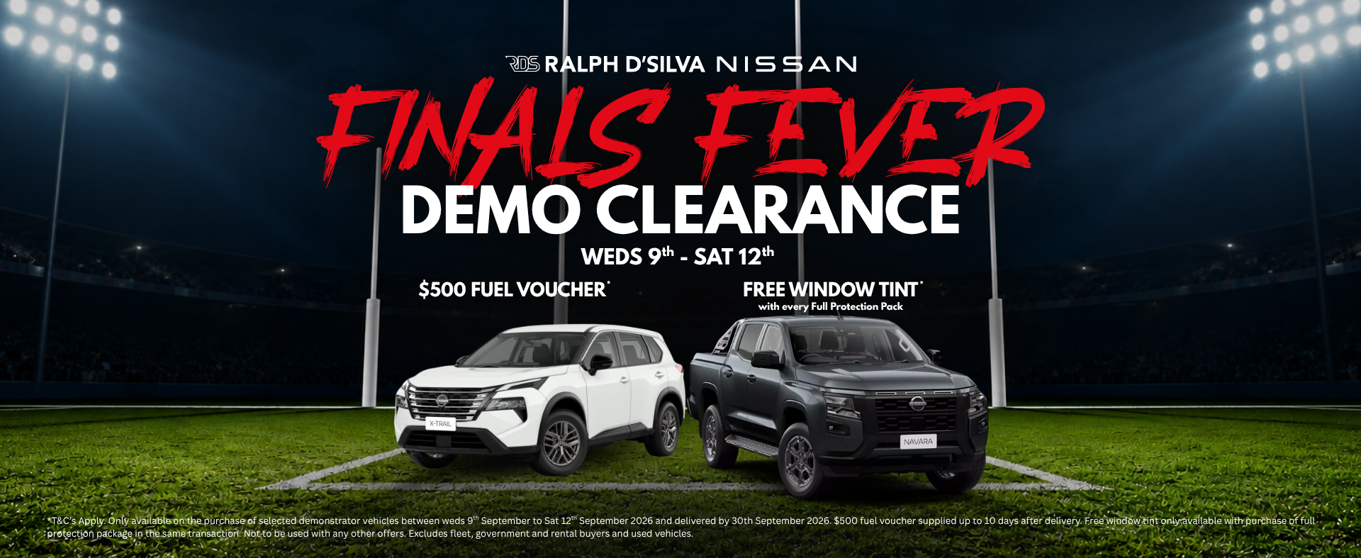 ralph dsilva nissan demo demonstrator sale clearance