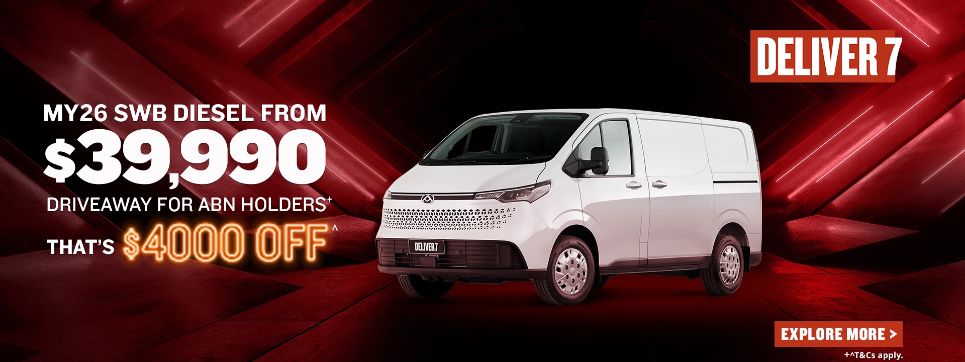 The new LDV Deliver 7 van 