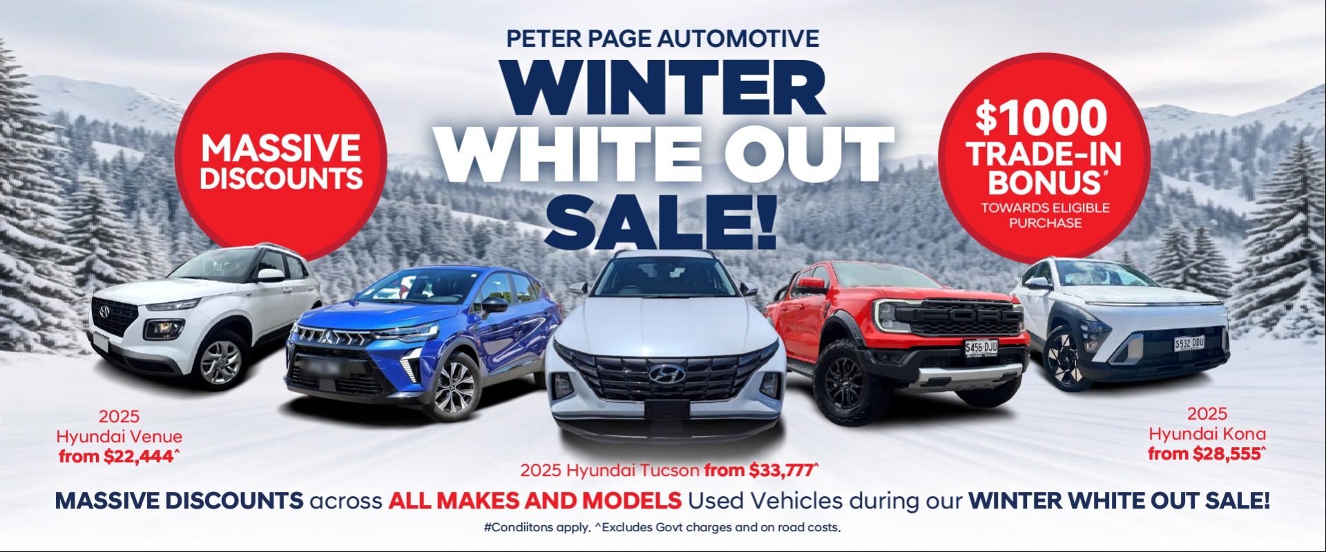 Winter White Out Sale