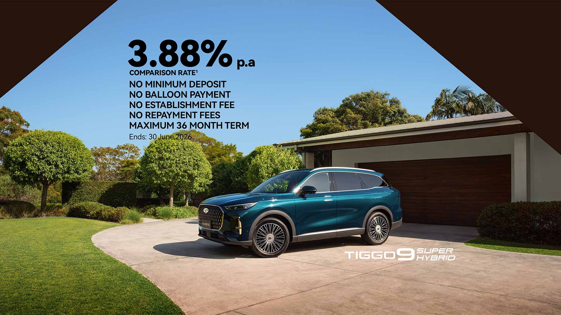 Chery Tiggo 9 Financial Offer