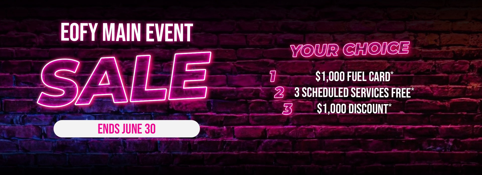 Main Event Sale 2026