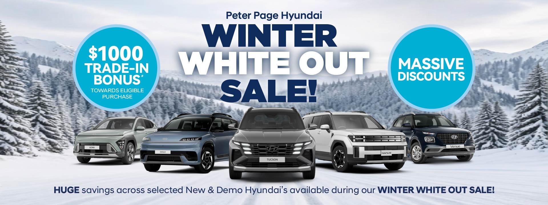 Winter White Out Sale