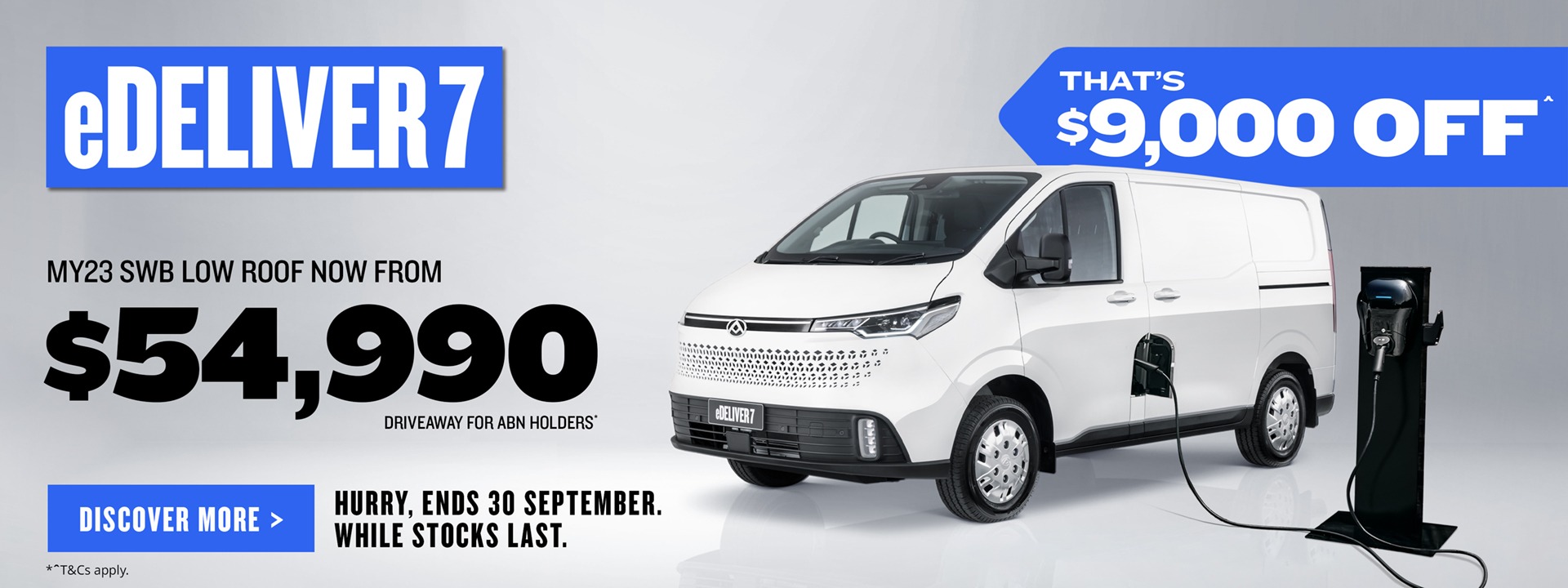 The eDeliver 7 electric van for sale in Australia