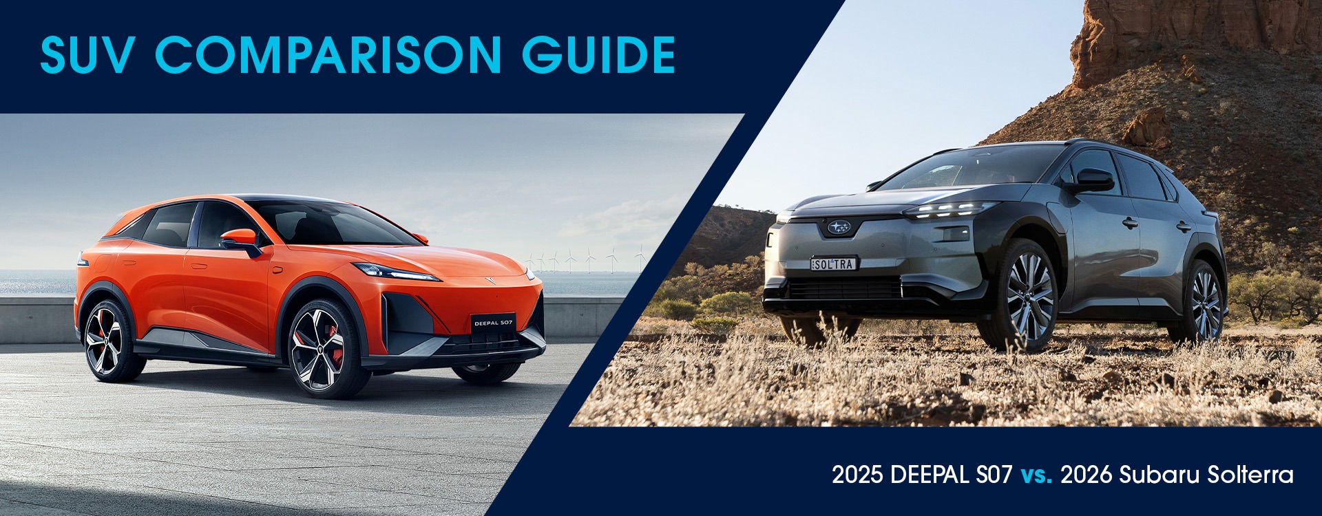 2025 Deepal S07 vs 2026 Subaru Solterra