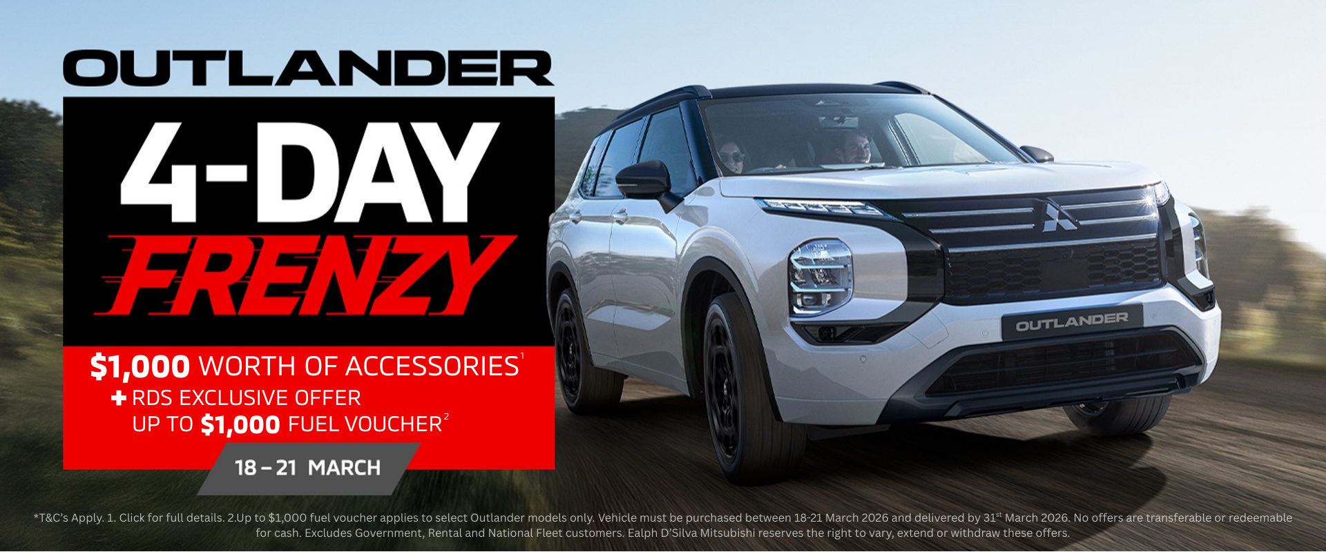 ralph dsilva mitsubishi outlander frenzy free fuel