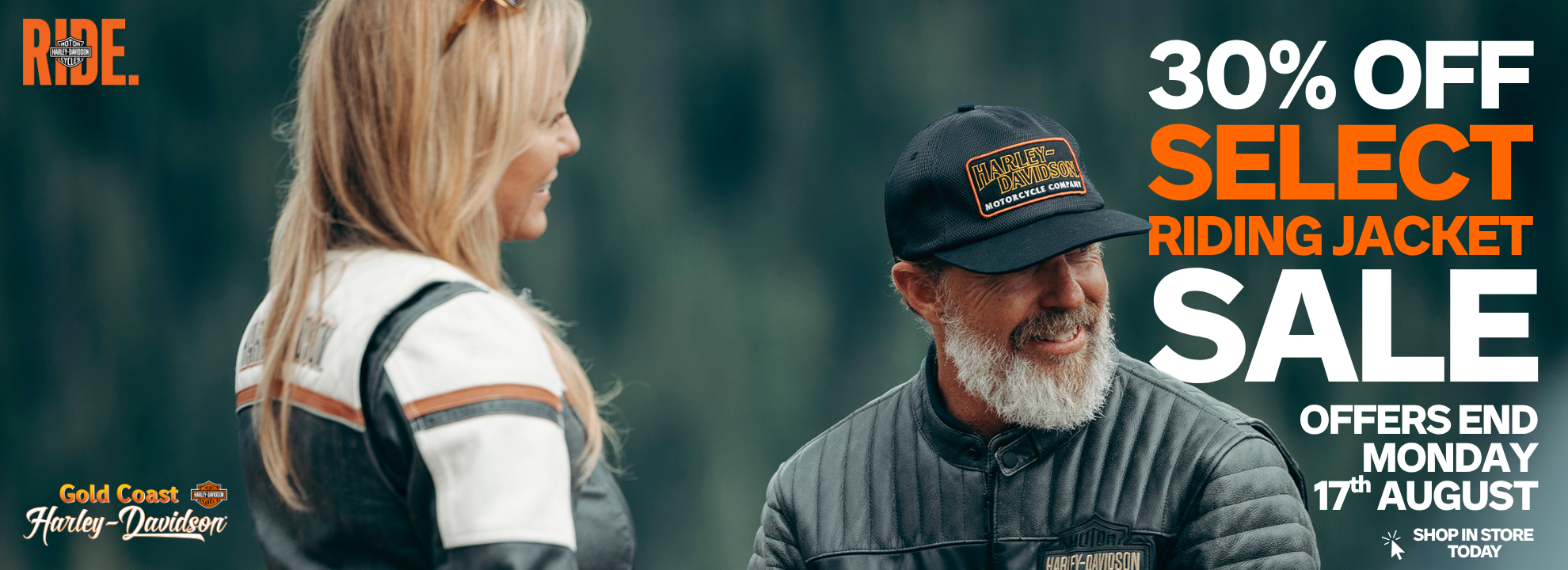 30% Off Harley-Davidson Jacket Sale