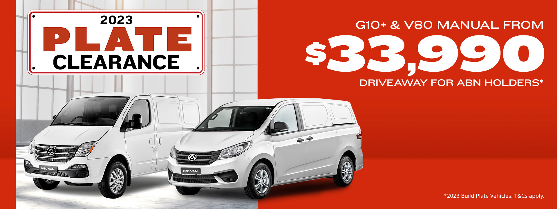 LDV G10+ VAN - $1500 OFF