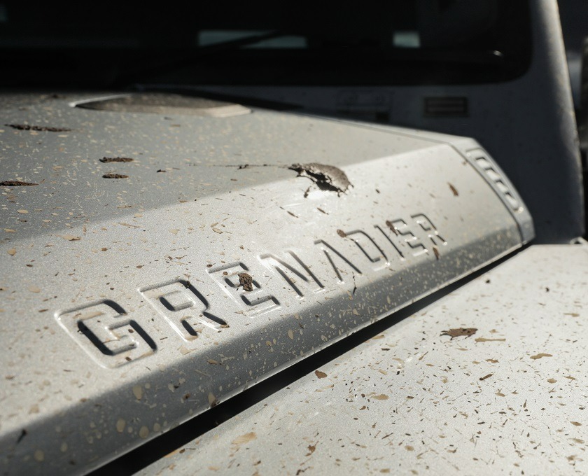 INEOS Grenadier 4x4 bonnet hood logo embossed