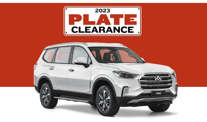 LDV Special D90 2WD Auto - PLATE CLEARANCE