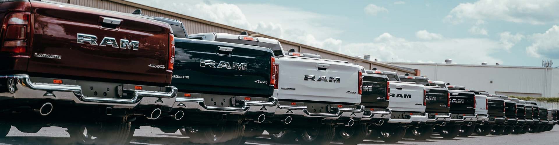 Fleet of Ram Trucks