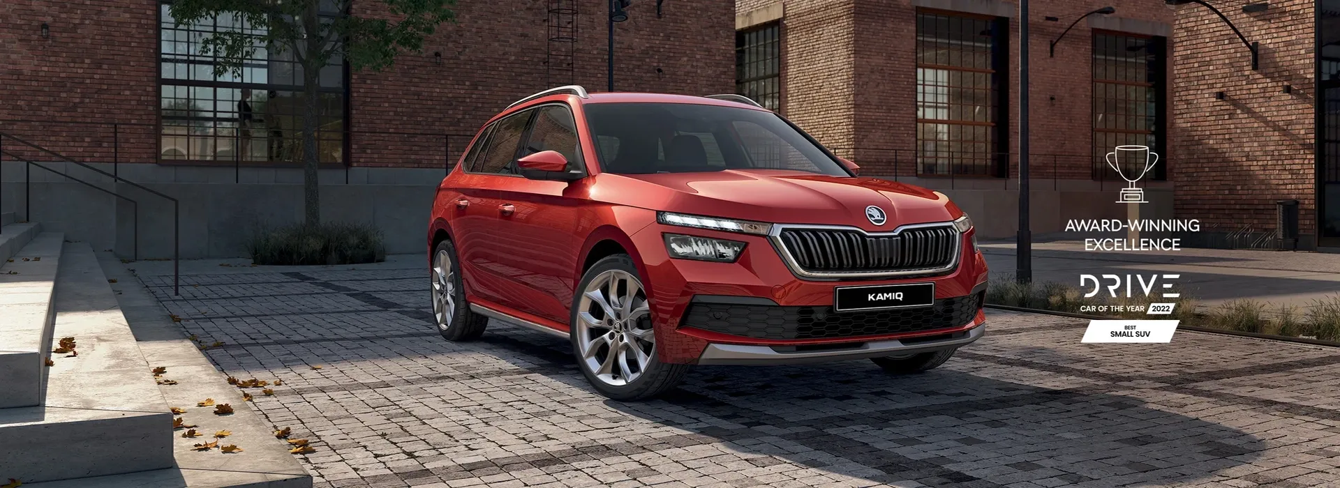 red skoda kamiq car of the year 2022