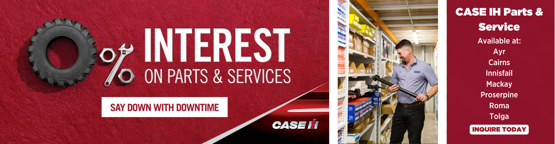 0% on Parts & Service