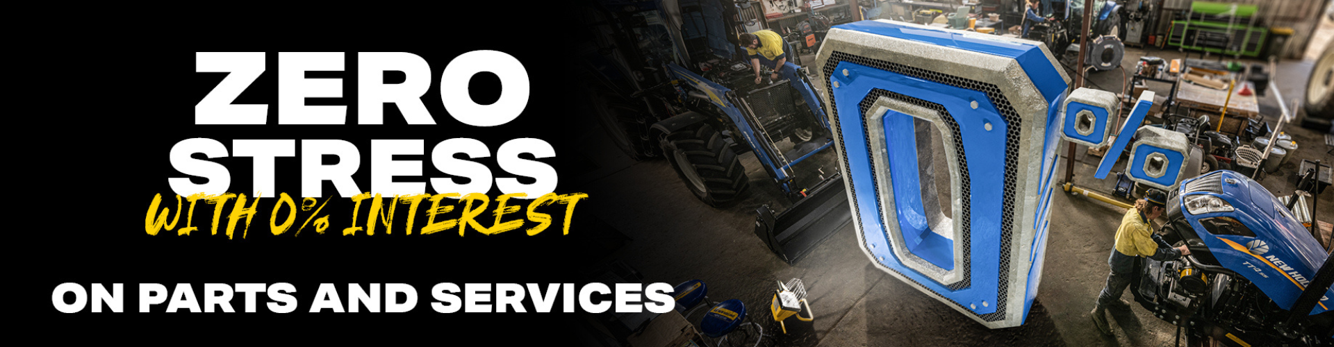 0% on Parts & Service