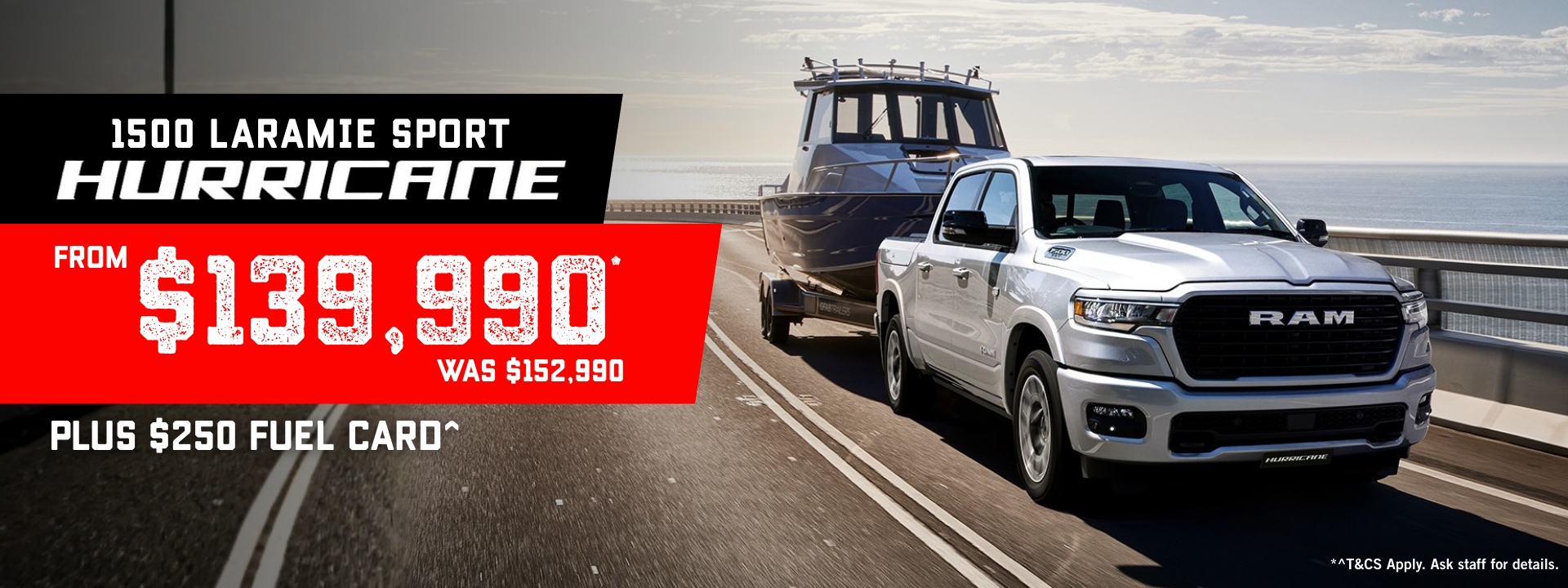 1500 Laramie Sport Hurricane from $139,990 Driveaway*