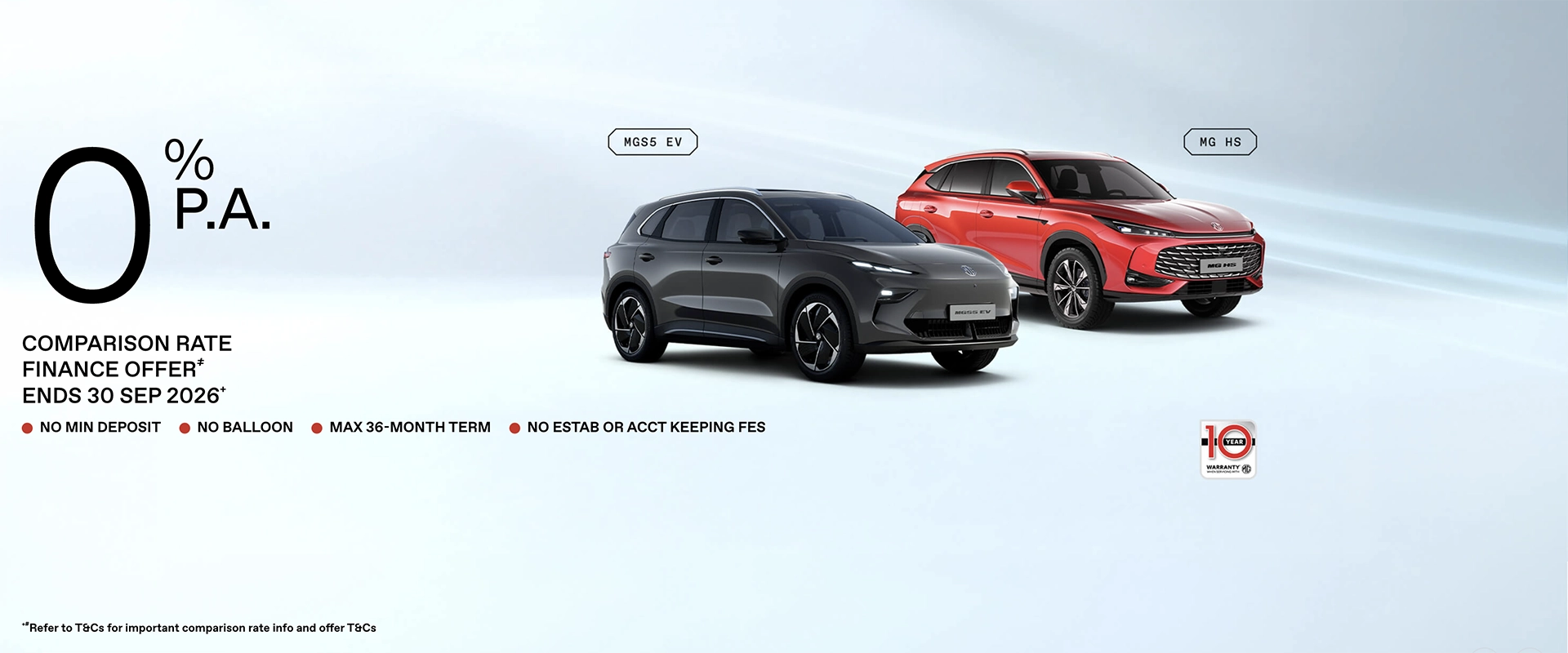 MG finance offer
