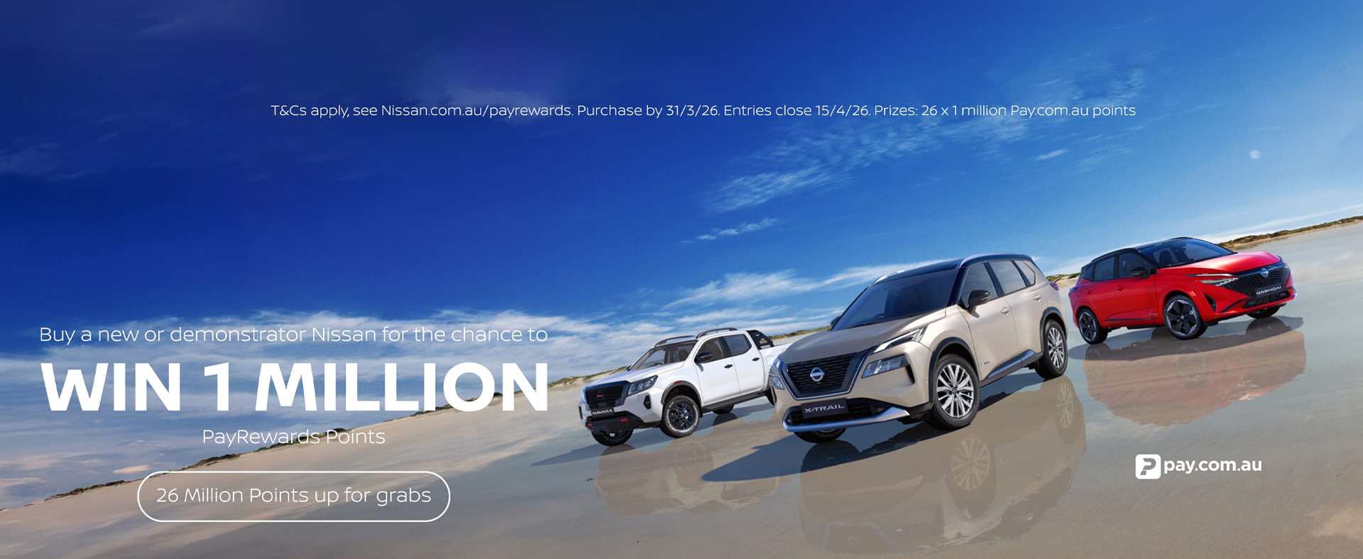 NISSAN PAYREWARDS POINTS GIVEAWAY