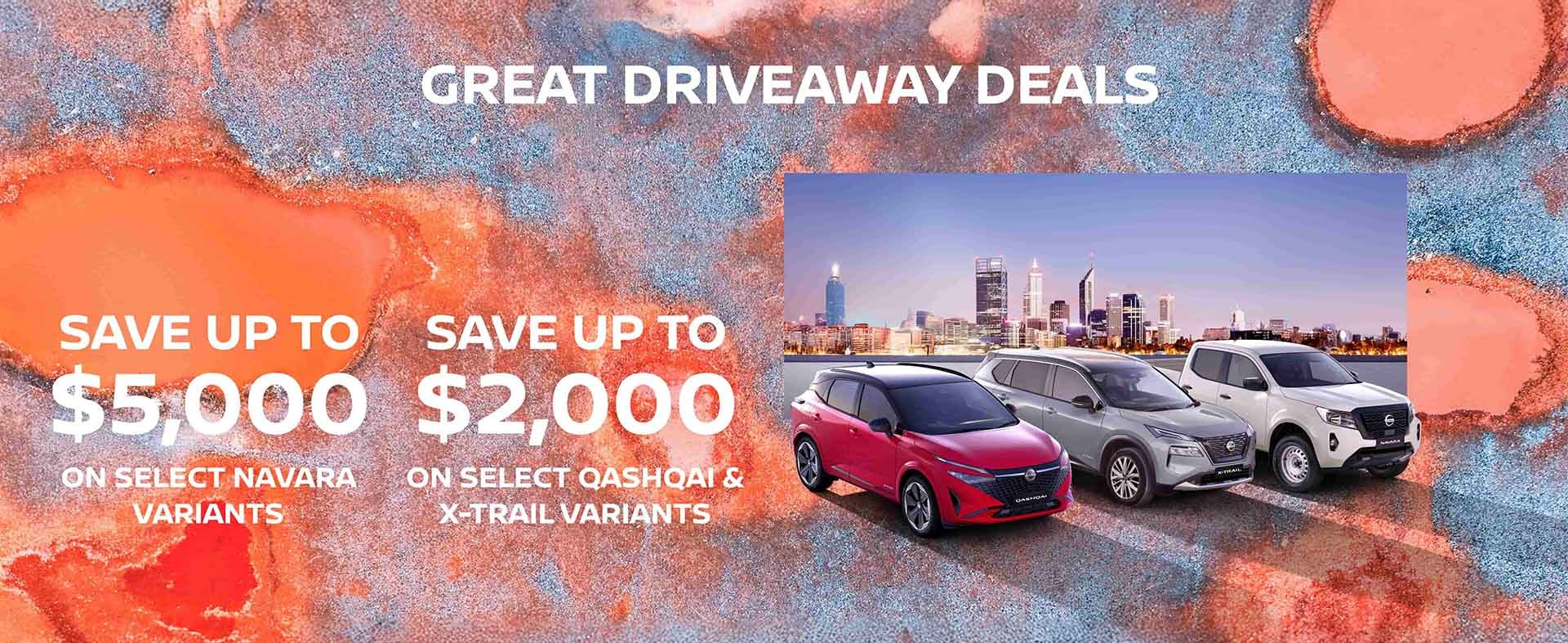 Great Driveaway Deals