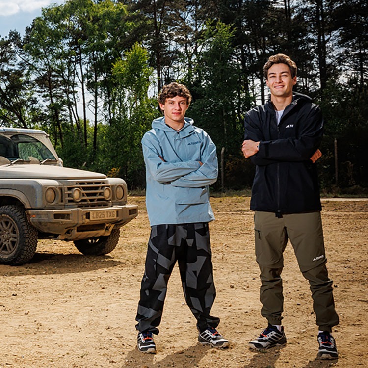 George Russell and Kimi Antonelli take the race off-road with INEOS ...