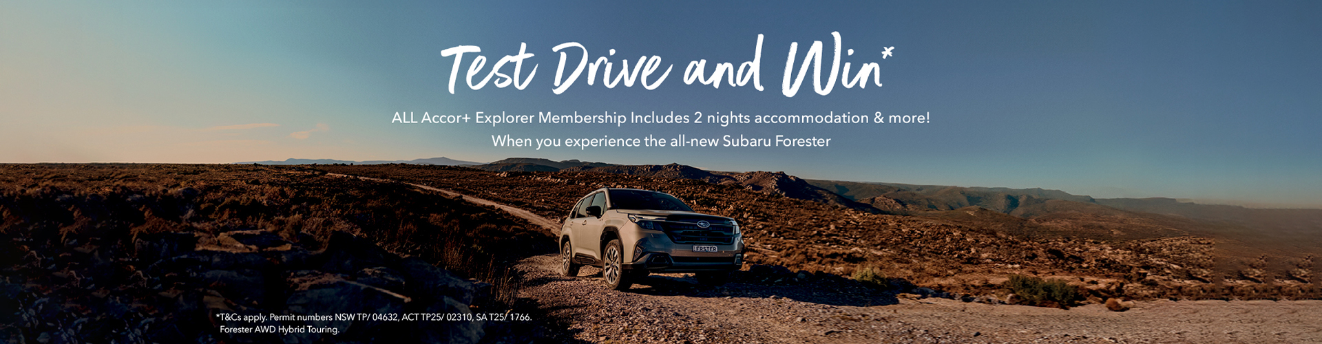 Subaru Forester Test Drive and Win