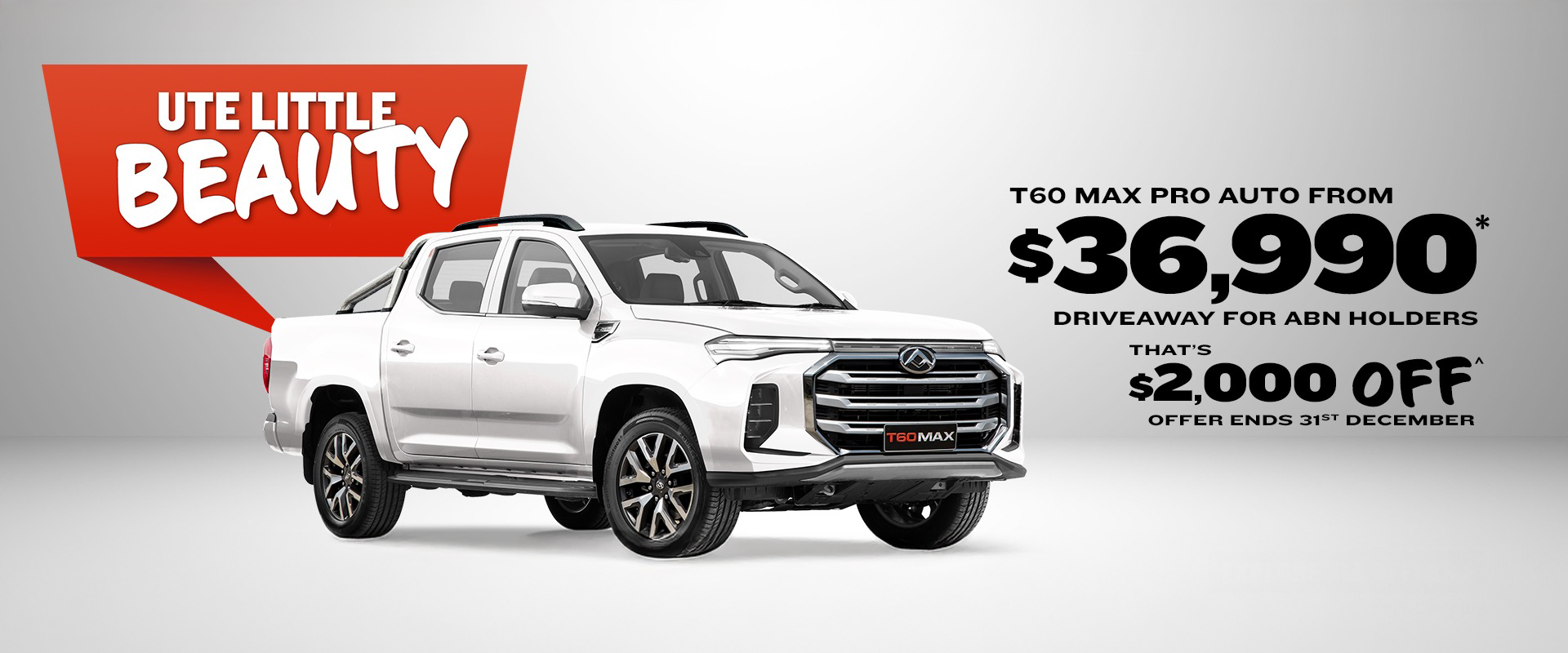 LDV T60 Max Pro Offer