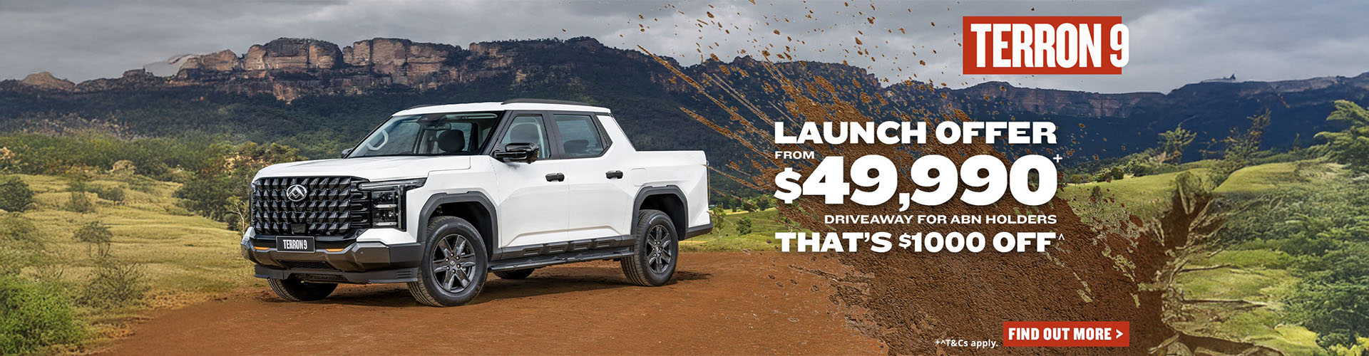 LDV Terron 9 Launch Offer