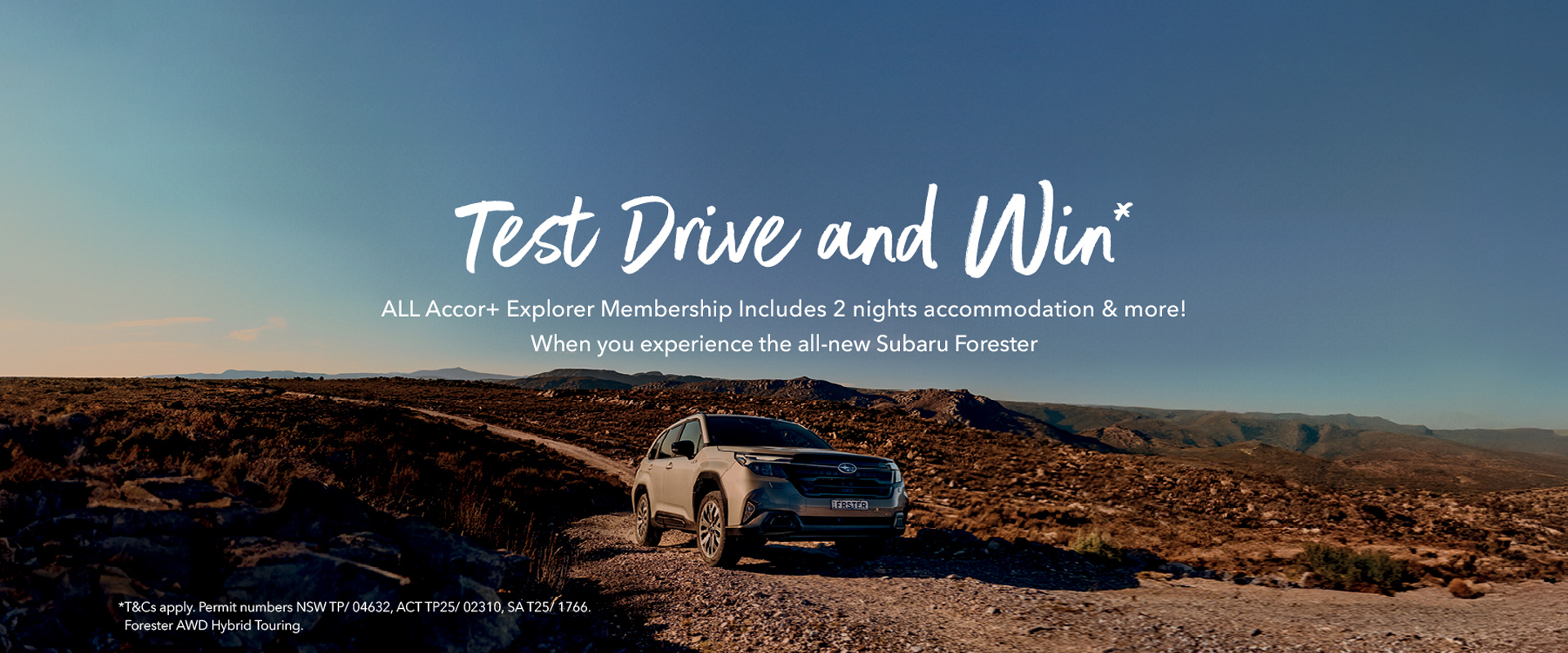 Subaru Forester Test Drive and Win