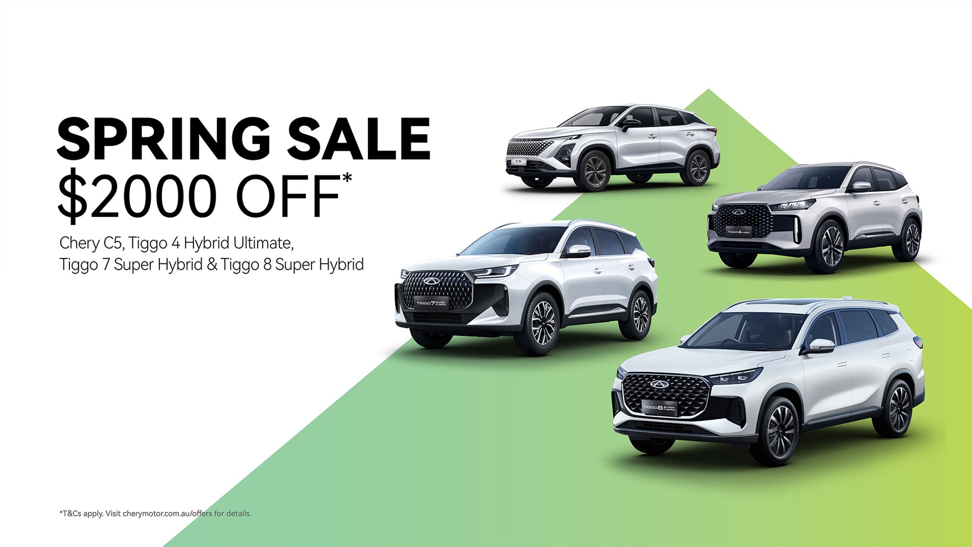 Chery Spring Sale