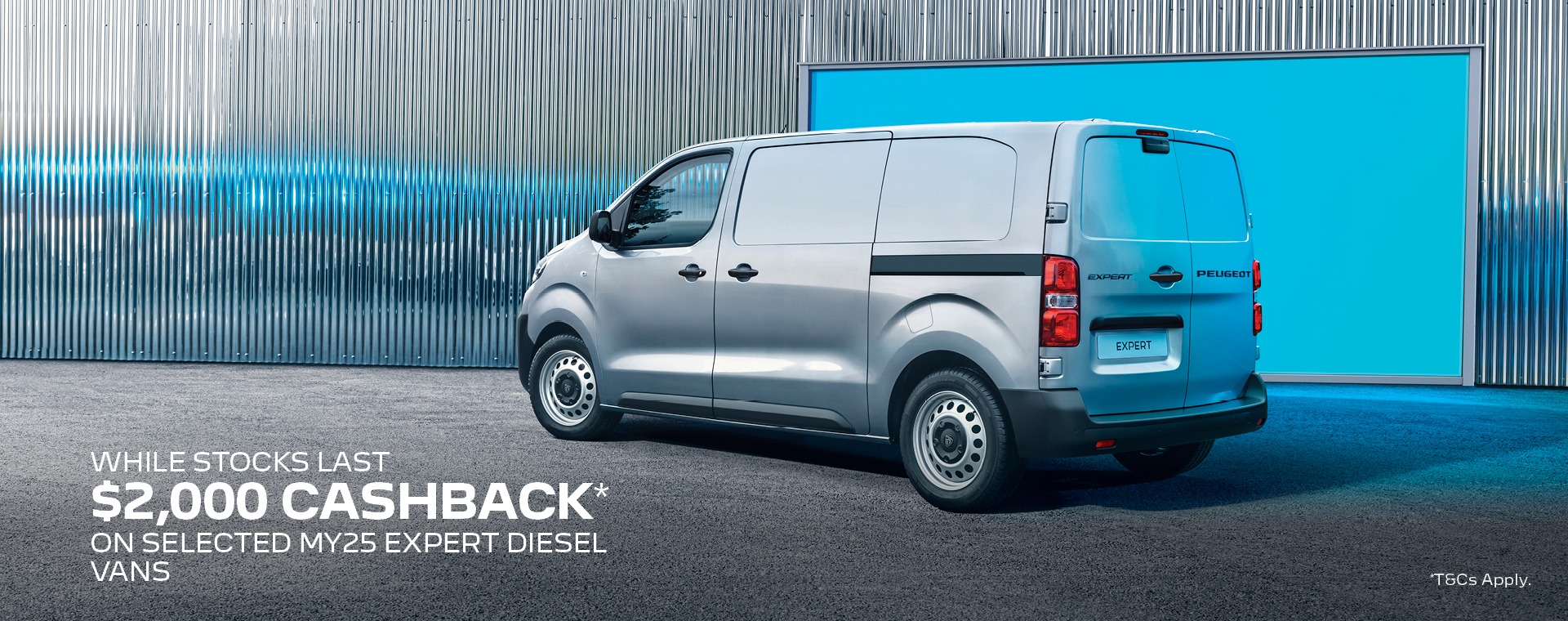 PEUGEOT EXPERT VAN - $2,000 CASHBACK OFFER