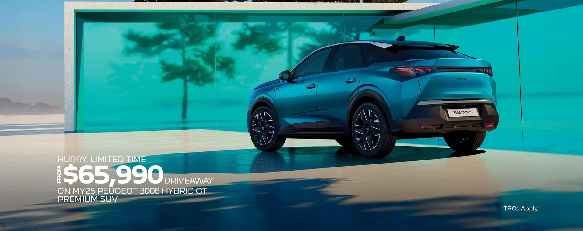 PEUGEOT 3008 HYBRID GT PREMIUM SUV DRIVEAWAY OFFER