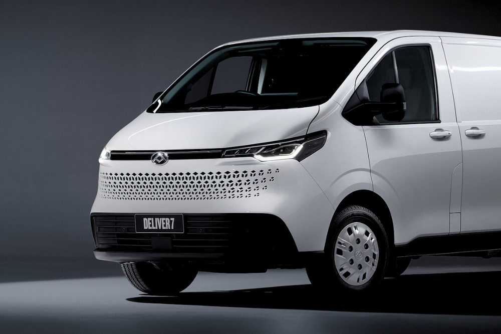New LDV Deliver 7 Van showing the auto lights and wipers
