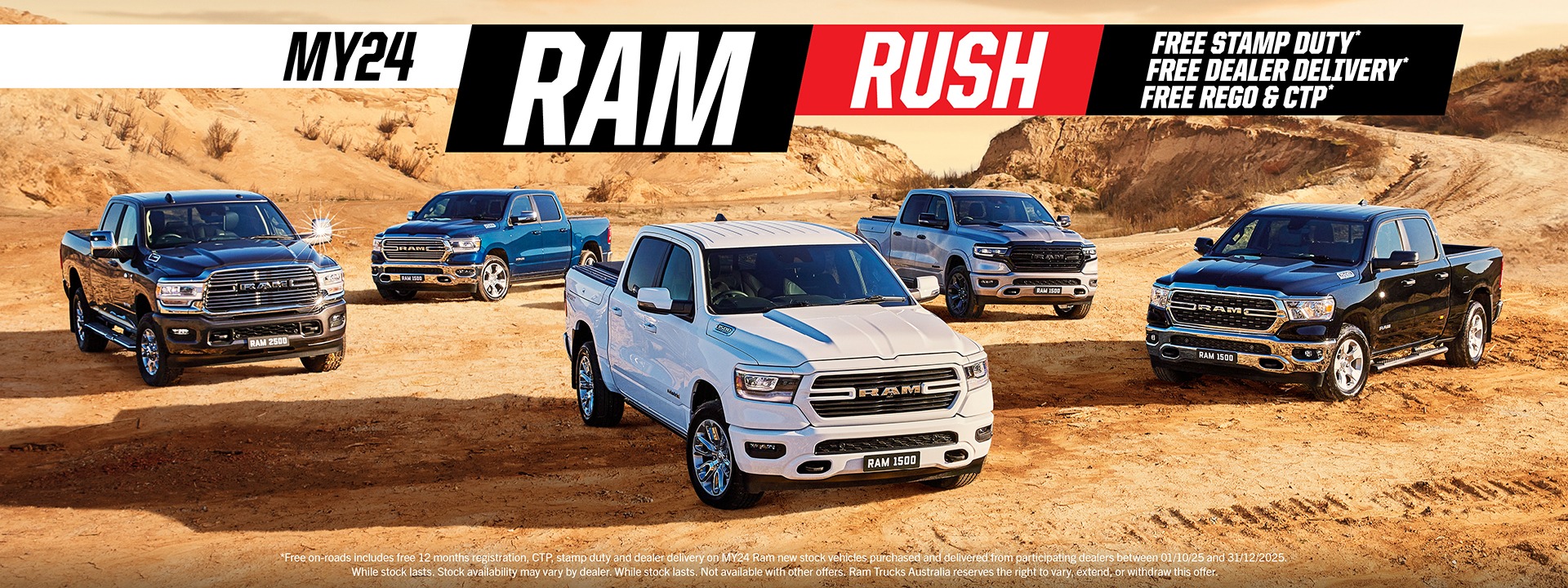 MY24 Ram Rush 1500 Range