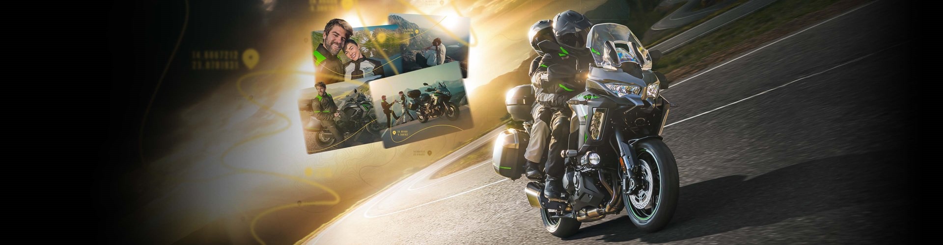 Kawasaki Versys 1100 on the open road