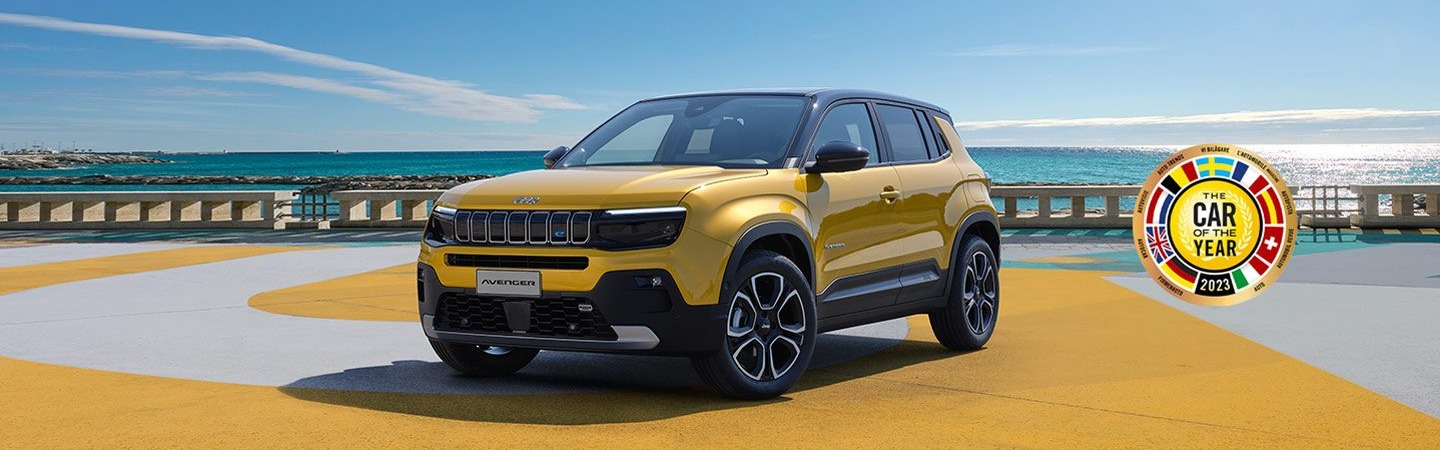 Yellow Jeep Avenger