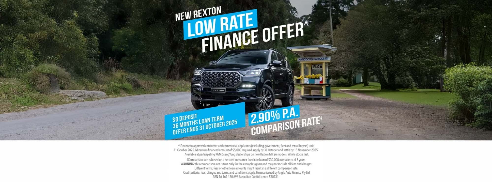 KGM New Rexton Finance Offer