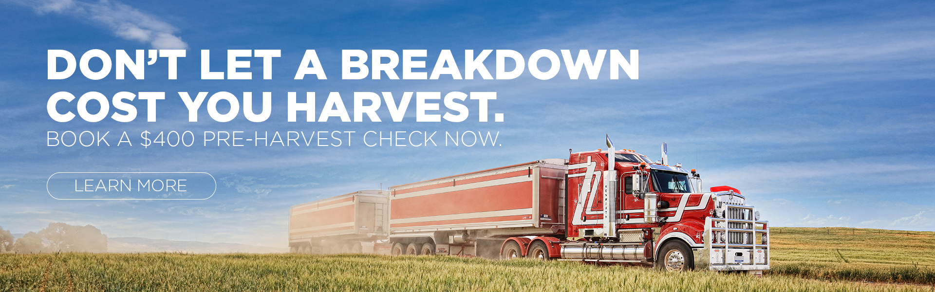 CMV Truck Centre Pre-Harvest Check