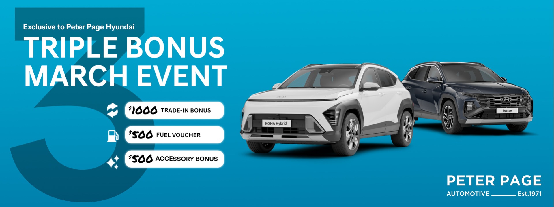 Peter Page Hyundai Triple Bonus March Event