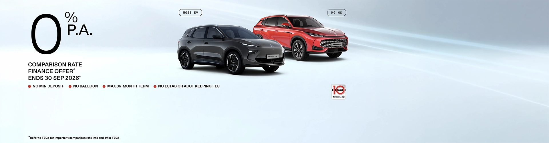 MG finance offer